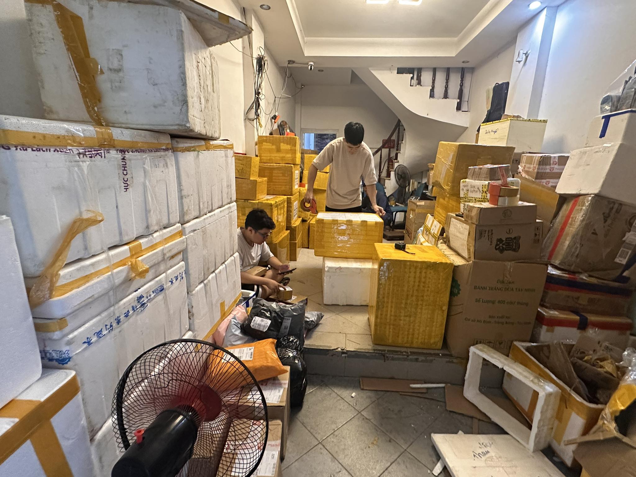 Quik Shipping team processing orders